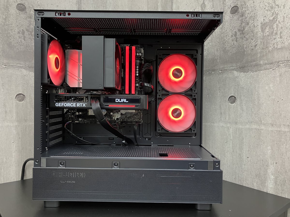 お客様ご依頼の #組立代行 PCが完成‼️ 🚀#AMD Ryzen 7 5700X 🎮#Palit