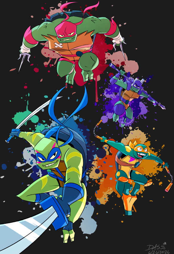 UmaYorokobi's tweet photo. Better quality in Patreon (free followers) #rottmnt https://t.co/iJsurJGxi9