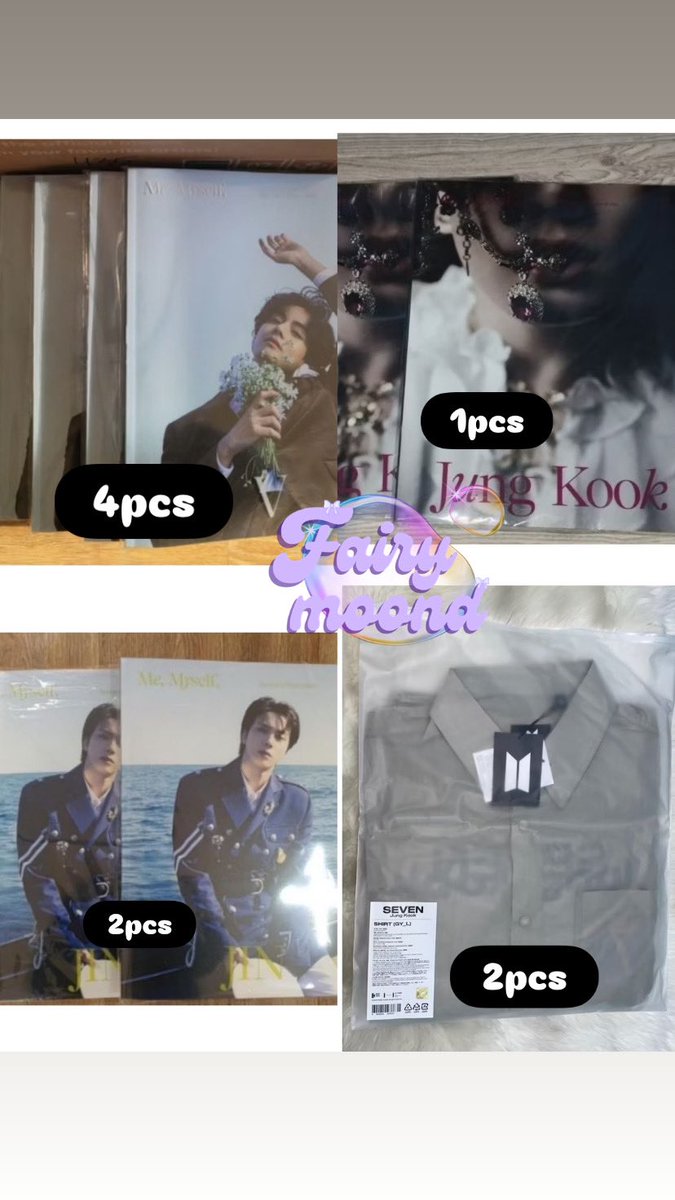 Fairymoond's tweet photo. wts aab bts
photofolio pb taehyung jungkook jin shirt seven jungkook all sealed mau ngosongin offer aja https://t.co/CQmw6XS001