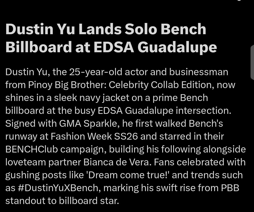 DustbiaHearts's tweet photo. Atake ang billboard ni paps! 

@benchtm

DUSBI TICKET SELLING
#DustBiaLoveActually
#bench https://t.co/jCdaJovPT6
