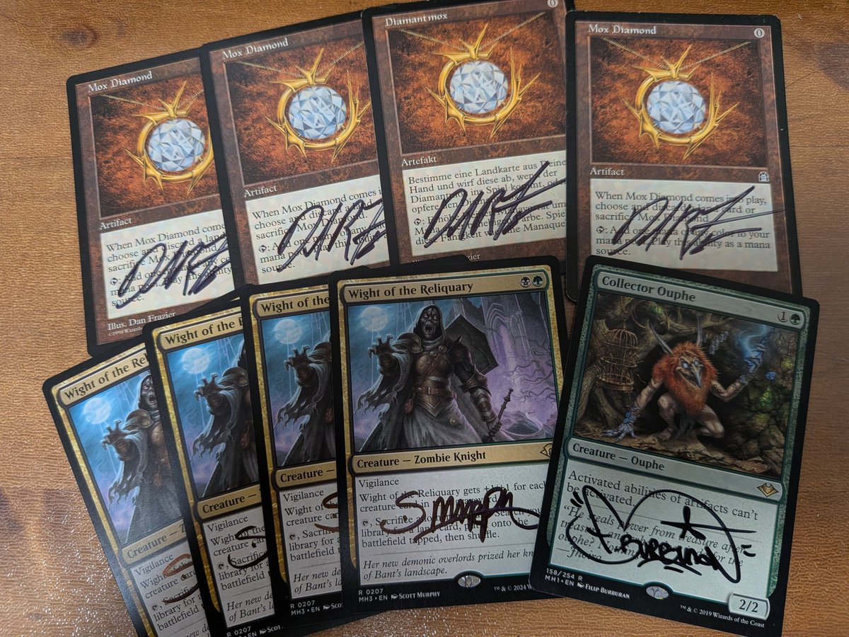 717Stepn's tweet photo. 無事サイン入ってて良かった😭
#今日のサインド
#mtgsign https://t.co/W3sLMH2jpl