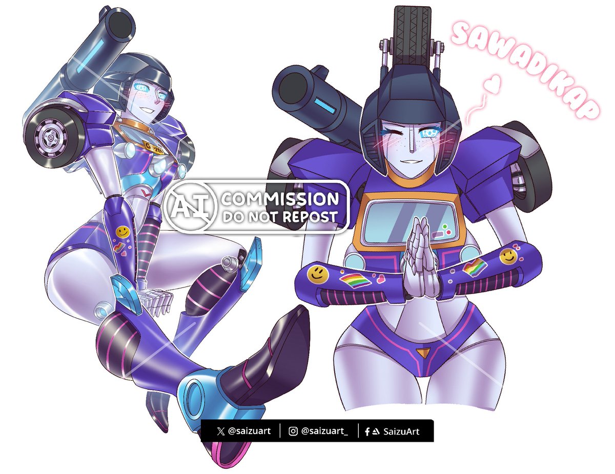 saizuart's tweet photo. Thank you for the commission u/tankman654
She’s a tuk tuk 😆
#art #transformers #maccadam #maccadams #oc #autobots https://t.co/iTMYBQUhZ5