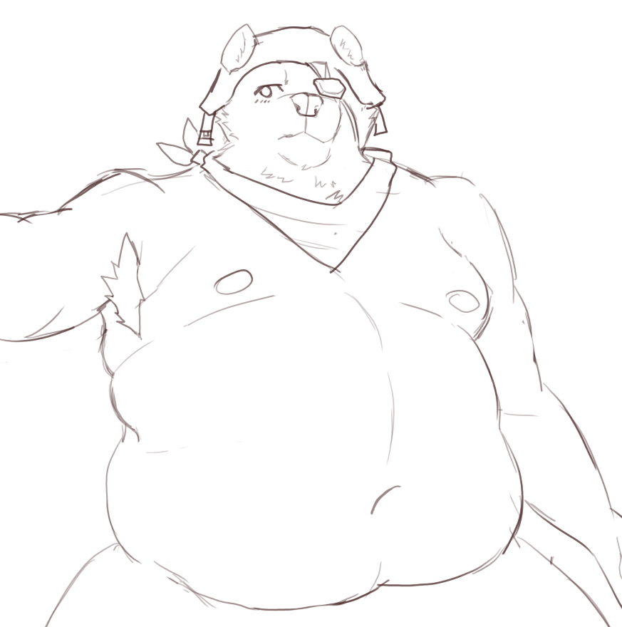 lukecrossaint's tweet photo. polar shows the goods! #furryart #fatfur https://t.co/uQyLYGTw4B
