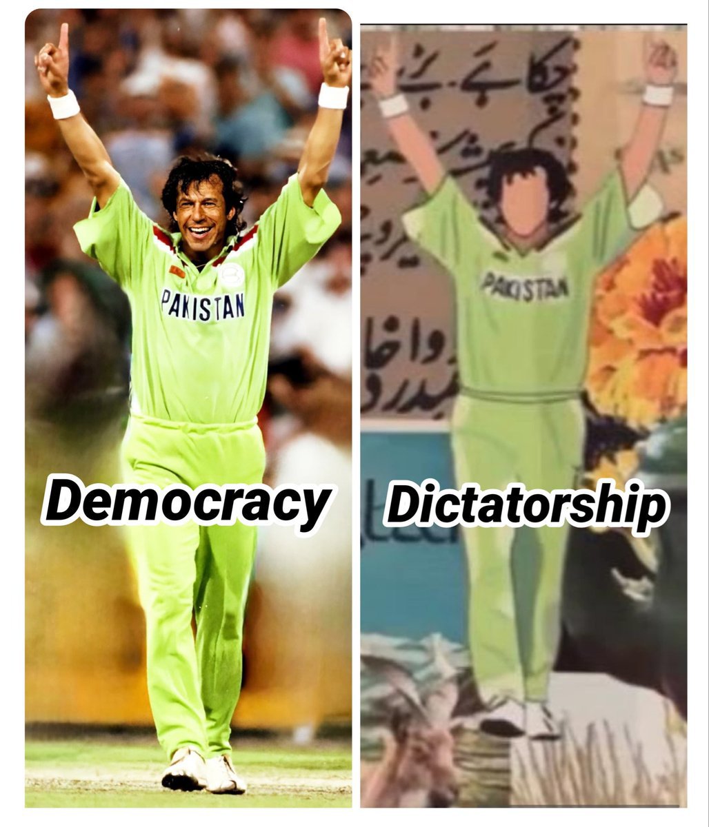 ikhan_17's tweet photo. عمران خان، وہ نام جو 1992 میں پاکستان کے ہر دل کی دھڑکن بن گیا تھا۔ وہ ہیرو جس نے ناممکن کو ممکن کر دکھایا اور ہمیں وہ ورلڈ کپ جیت کر دیا جس کی ہمیں سب سے زیادہ ضرورت تھی۔ ان کی قیادت، ان کا جذبہ، اور ان کی محنت آج بھی ہماری یادوں میں تازہ ہے۔
​لیکن آج... وہی چہرہ، وہی ہیرو، حکومت کے ڈر اور خوف کی وجہ سے چھپایا جا رہا ہے۔ ایک ایسا لیڈر جس نے ملک کی خاطر سب کچھ قربان کر دیا، اسے آج ایک قیدی کی طرح رکھا جا رہا ہے۔
​کیا یہ انصاف ہے؟ کیا ہم اپنے ہیروز کے ساتھ یہی سلوک کرتے ہیں؟