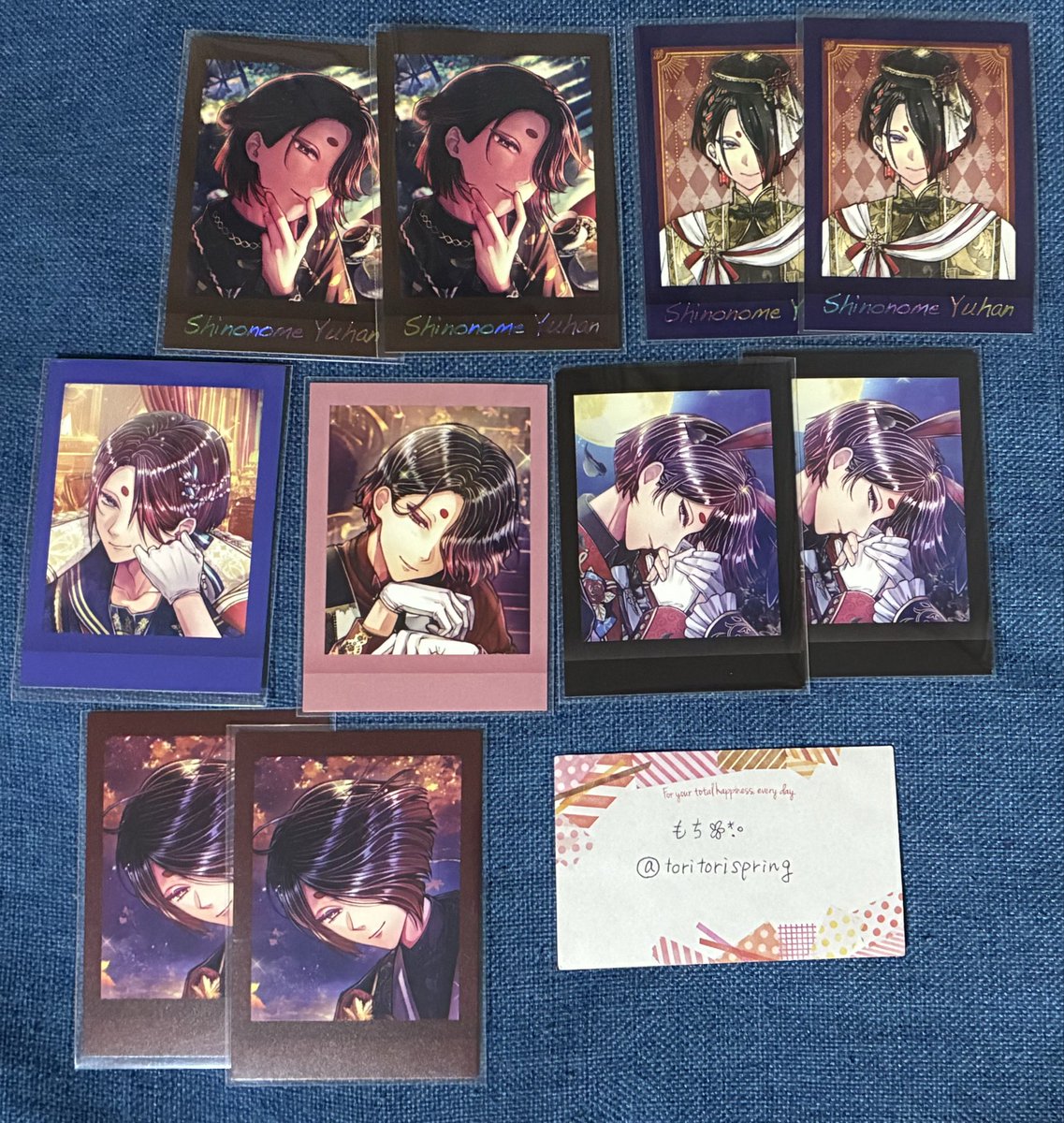 toritorispring's tweet photo. @g_rum9 こちらの画像のユーハンとお声掛け頂いた際すてぃ様が添付してくださった画像内のぱしゃこれハナマル・ルカスと交換可能なものはございますでしょうか？過去弾・プレミアムでないものに関してはご不快でなければ2：1で検討して頂ければ幸いです。ご返答並びにご検討の程よろしくお願いいたします🌷 https://t.co/XMEvpapTqh