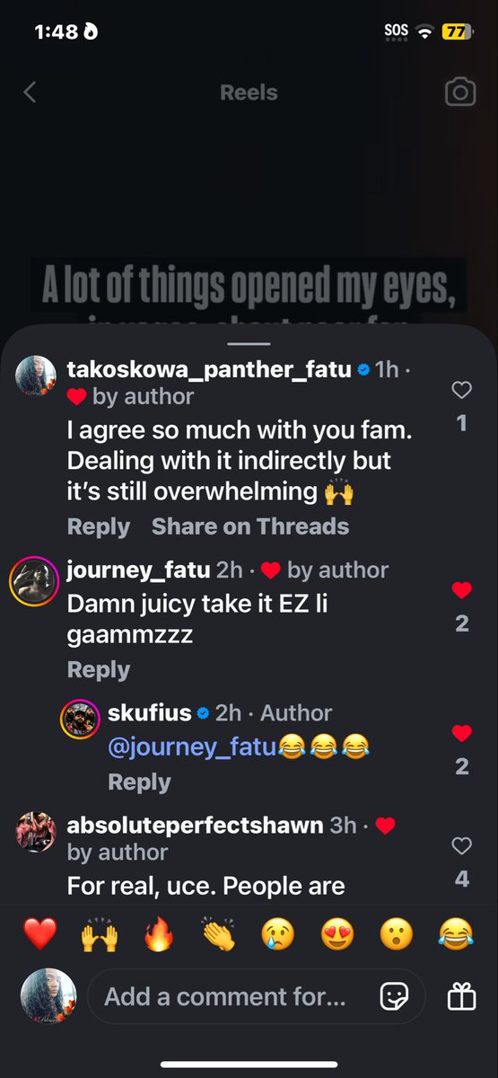 ArrowTria's tweet photo. @Sportkeeda @TimesofIndia
Beyond the @uceyjuicey verified account replies (FSA 🔥, Yeet dawg), there are direct engagements with family and close friends like Samoan Mike. Story views from Thamiko Fatu and mutual replies in the Bloodline circle.
The proof is consistent and public with no PR action. Something has clearly changed.