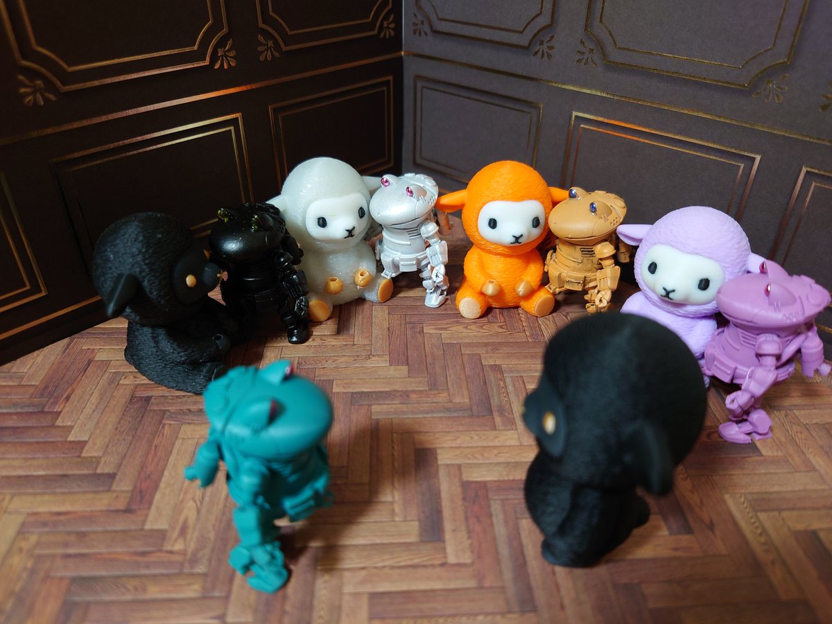 おおおー、 ラムさんたちとツインになってってるーww 可愛い