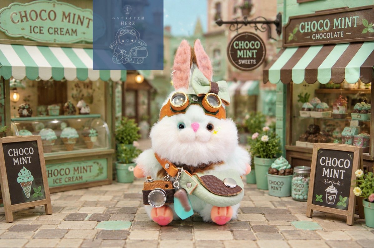本日20:30からminneでおうち探し開始です☺️！ チョコミントアイテム