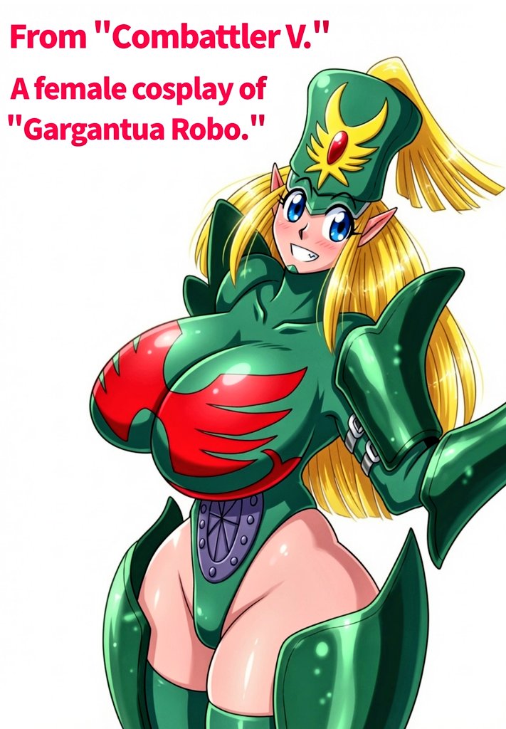 syobon055's tweet photo. AirRide (@cvb999) さまが ＃ガルガンチュワ を魅力的にアレンジして描いて下さいましたよ🖋️⸜(*´∇`*)⸝🎨
エルフ耳に金髪ポニテ、大胆なボディが最高に可愛らしいです🧚‍♀️✨
無茶なお願いを聞き届けて下さり本当にありがとうございました(∗ᵔᗜᵔ∗)✨🍀
#Airデザ https://t.co/UPAOgNzGga