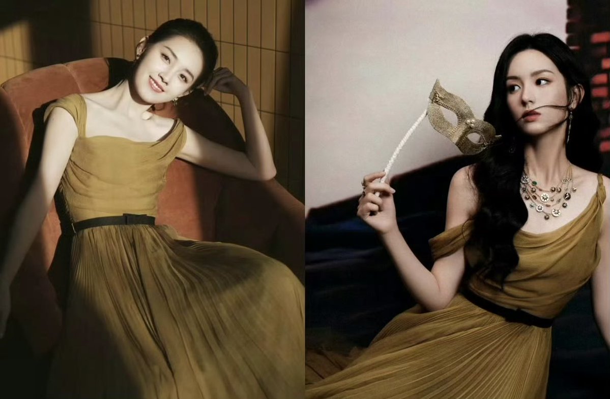 CEntxirs's tweet photo. #GuoYuxin, who had 2 outfit overlaps with #ZhouYe, drew accusations of trying to steal the spotlight. In a leaked recording, she said, "Why are people saying I'm riding Zhou Ye's popularity? She doesn't have much buzz. Who's riding whose popularity? Treat as doing her a favor." https://t.co/AsunamsNpb