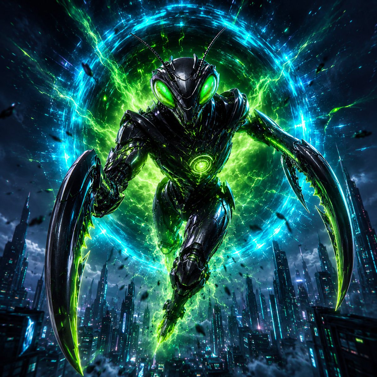 IronMantisSOL's tweet photo. The neon jungle has a new apex predator. 🟢

It doesn't chase the pump.
It waits in the dark — then it strikes.

Chrome armor. Diamond claws. Zero retreat.

$IMANTIS https://t.co/VdvnrTClvg