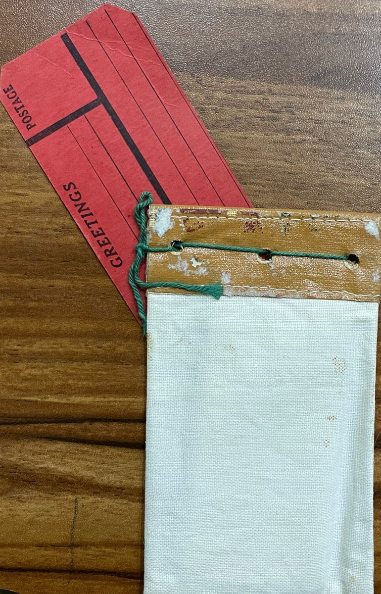 HistoricalAsset's tweet photo. My latest addition: a 1949 Royal Mail Canada Miniature Mail Bag from Halifax, Nova Scotia.

Still complete with its original greeting tag wishing “Good health and luck to you.” 🍀

Anyone else collect postal memorabilia?

#PostalHistory #Philately #Vintage #Collectibles #History https://t.co/XZNQjpeQM5