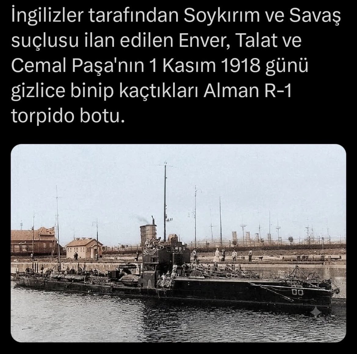 Demirdendag's tweet photo. Talat Paşa ve ekibine hain diyenlerin atası vahdettin ile aradaki fark👇🏻
Vahdettin ingiliz gemisiyle vatanını terkedip italyaya kaçmıştı
Talat Paşalar ise düşman tarafından savaş suçlusu ilan edildi ve bindikleri gemi ile gizlice Türkiyeye döndüler
Üstadları püsküllü ne de olsa💁🏻 https://t.co/5hfhLptR3u
