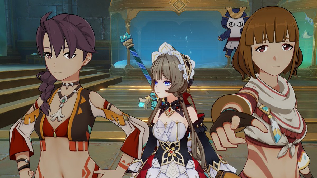 argelitetimely's tweet photo. Doing new event and you can meet again some old npcs like Ninette who appeared in the quest itself but also Sonny, Zhunan, Inkanak, Trudaine and Garciette https://t.co/w8EMy24woB