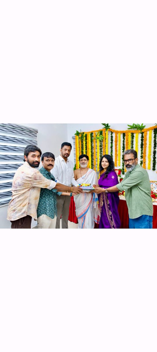 sandeepsabbella's tweet photo. The legendary @EvvCinema  produ to No.10 &amp; @NVRENTMT production no 1 begins with Pooja ceremony 

Congratulations ra @Vineel_2002 https://t.co/Xeumx2ABhG