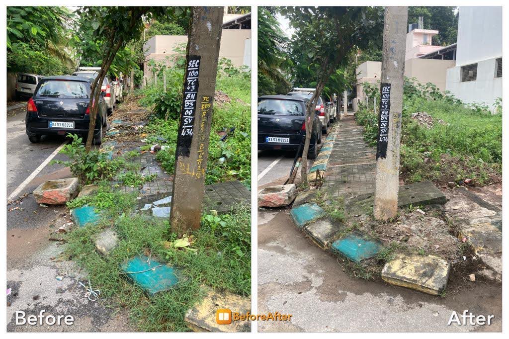 balajiworld's tweet photo. As a veteran footpath cleaner and organiser, I’m itching to join this Safe Footpaths Campaign. Besides ⁦@theuglyindian⁩, can we mobilise runners? Will be good cross training.

Picture from a school parents group that I mobilised to clean footpaths few years ago. https://t.co/mbdTKc40K9