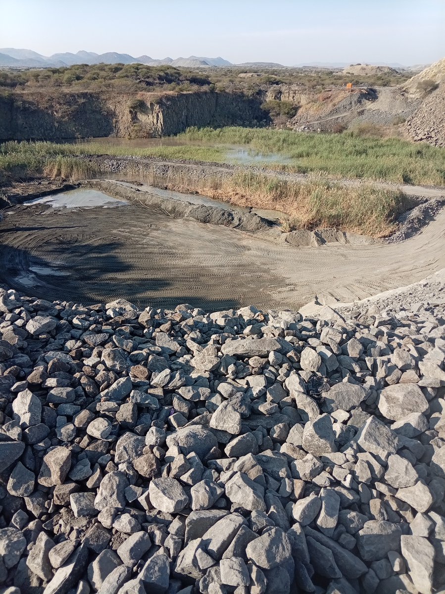 thabo496933's tweet photo. @HermanMashaba I reported this big hole in our village in Rustenburg left by the mine,our live stock always fall inside,the mine didn't fence this as per DMRE regulations they just left it exposed,it's 2 months I reported it to SAHRC but they just ignored me cause we are South Africans https://t.co/A2UNNAWmdW