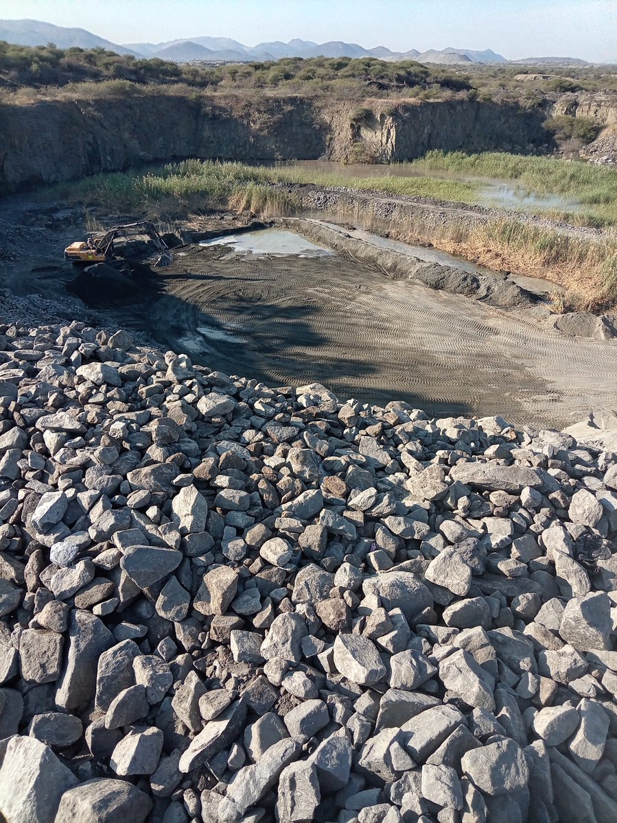 thabo496933's tweet photo. @HermanMashaba I reported this big hole in our village in Rustenburg left by the mine,our live stock always fall inside,the mine didn't fence this as per DMRE regulations they just left it exposed,it's 2 months I reported it to SAHRC but they just ignored me cause we are South Africans https://t.co/A2UNNAWmdW