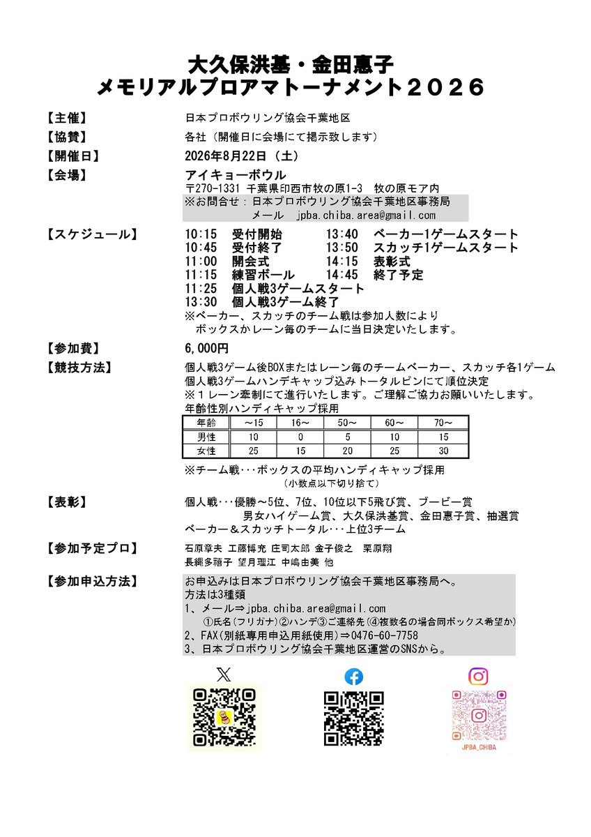 JPBA_chiba's tweet photo. いつも千葉地区のＳＮＳをみていただき、ありがとうございます🥰

今年もメモリアルの時期がやってまいりました✨
いつもより開催時期が早いですが、皆様のご参加をこころよりお待ちしております🙇‍♂️🙇‍♂️🙇‍♂️

千葉地区の市原竜太プロがシートラで優勝、吉野浩章プロが４位😆
おめでとうございます😆 https://t.co/XNll2Cf2nO