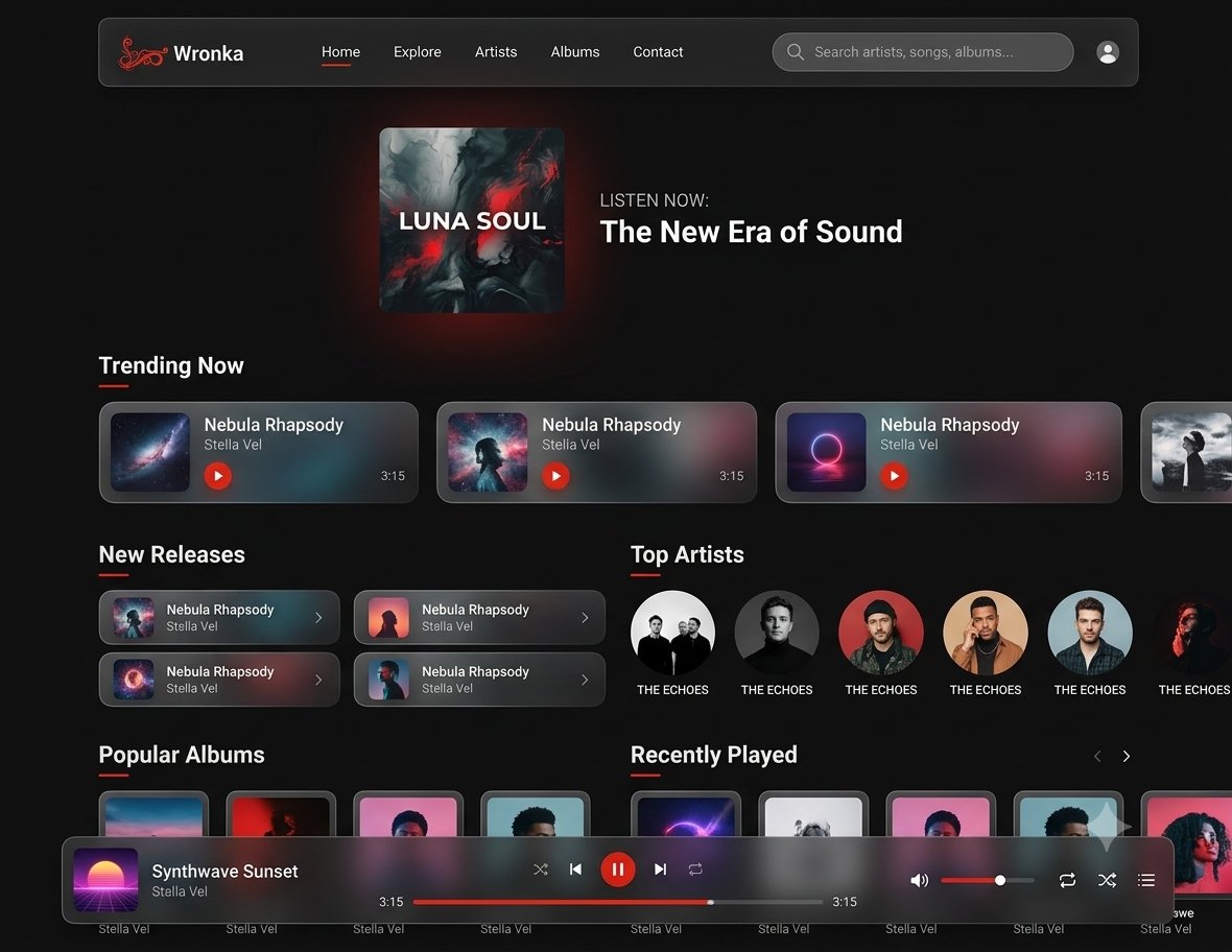 olueju's tweet photo. Building Wronka – A Music Streaming Platform

I was recently commissioned to design a music streaming website called Wronka. 

The project kicked off with creating a detailed Product Requirements Document (PRD) to define the vision, features, user journey and development roadmap https://t.co/uJvzhf8iP8