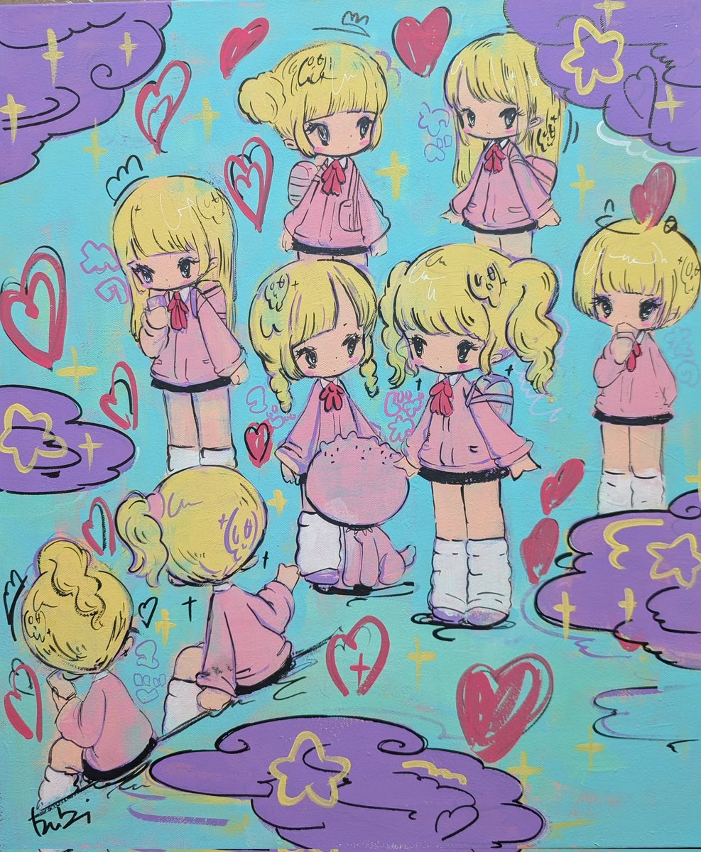 bubi3535's tweet photo. 個展のお知らせ〜
来週です

Art &amp; Café GALLERY
〒150-0031
東京都渋谷区桜ヶ丘4-15 ホワイトヒル102
🗓️2026.7.10(Fri) – 7.31(Fri) https://t.co/KY2nTf0G92