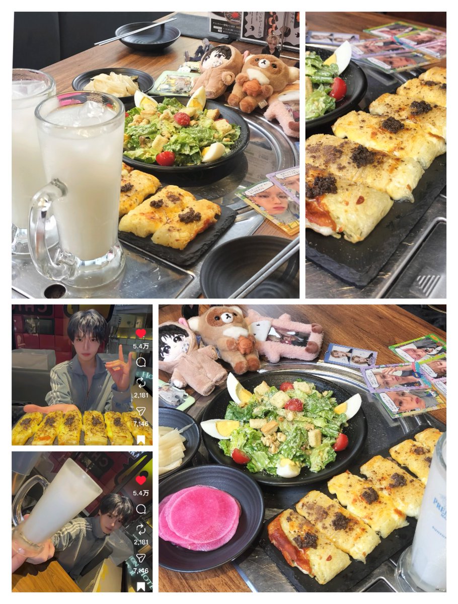 need_hnm_more's tweet photo. こっちのお店の記録も📝📸
カルピスサワー半世紀ぶりくらいに飲みました🥛チヂミ美味しかったよ
はぬまー！カムバ期間中がんばってね💖
#장한음 #한음 #JANGHANEUM #ハヌム https://t.co/DK1gvOOG2z