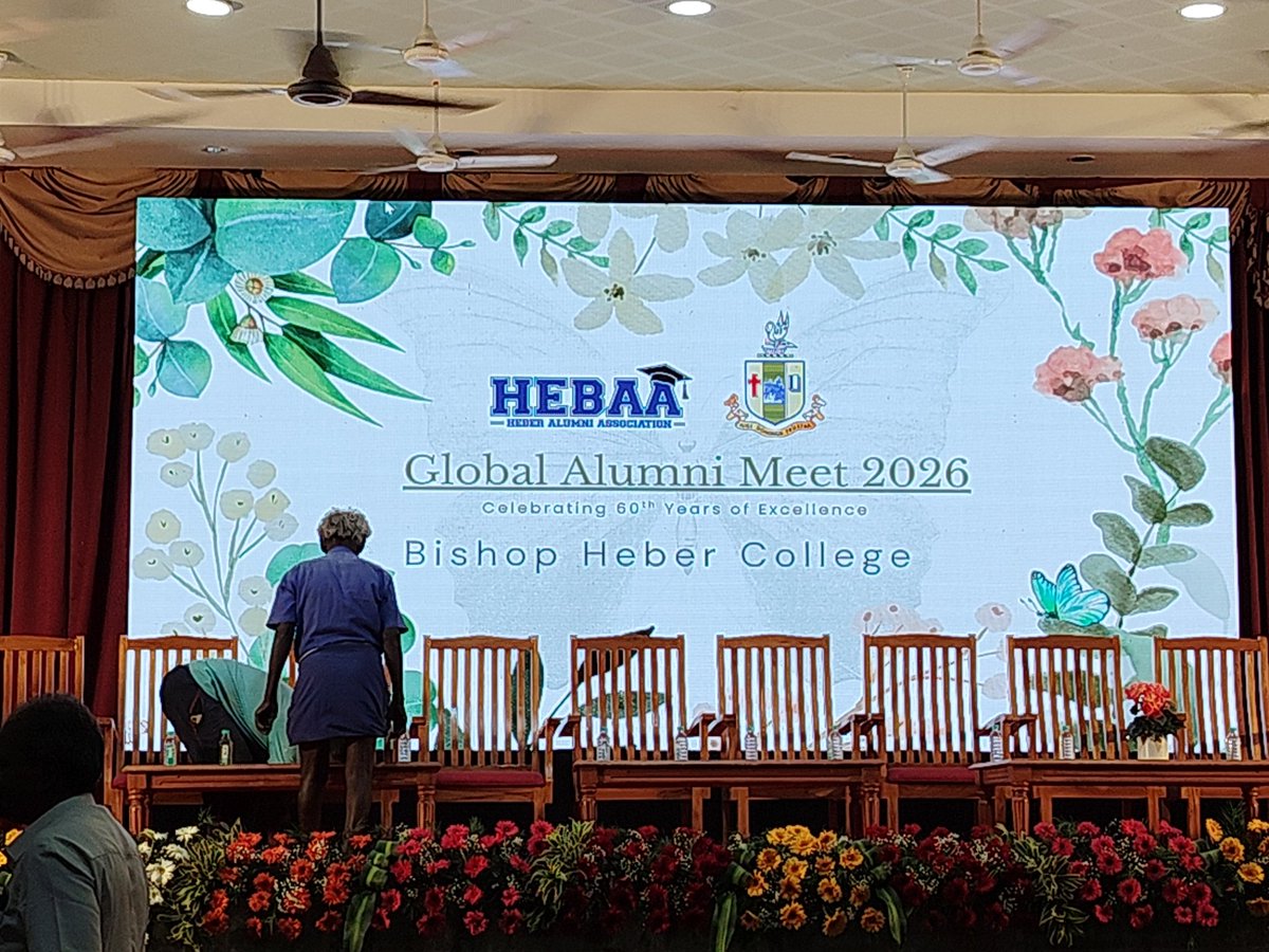 ramur's tweet photo. Global Bishop Heber Alumini meeting. https://t.co/nWwNe4W91B