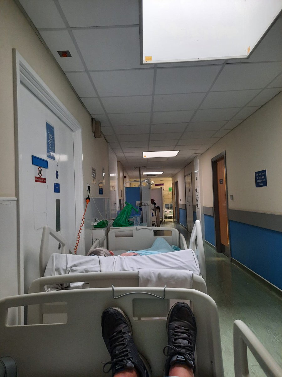 andrewbarson34's tweet photo. @Keir_Starmer Are you for real about the nhs? My elderly father in  law had a fall outside of his property this week left on the pavement waiting over 2 hours for an ambulance then to be admitted to hospital and spend the night in a bed in a corridor and not the only one!!! It's on its knees. https://t.co/OtA2FVlA27