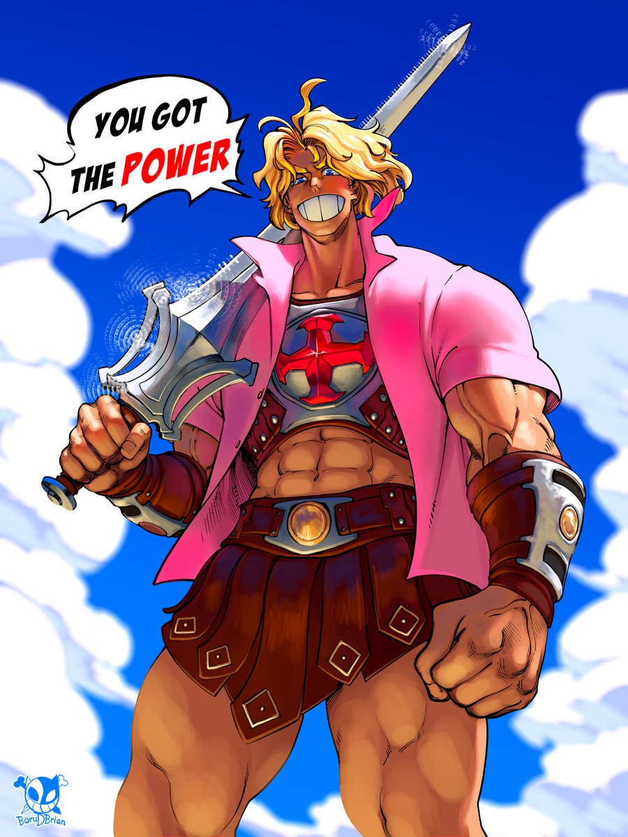 BoruDBrian's tweet photo. I recently watched *He-Man* and really loved the movie.
I'll be doing some stuff about the Masters of the Universe!
I have the power!!! https://t.co/pCmUI3cvOw