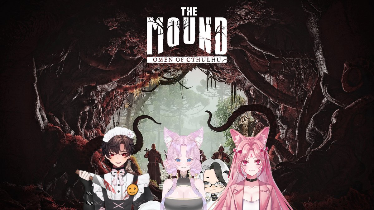 NezukoEmo's tweet photo. Meowieee ✨

Tonight will have a sudden collab w @GrayGraysonnn @Mercymimi_ttv & @Reiko__31 

Time 🕘 9.00PM (GMT+8)

We shall see either we be consumed by monster or we will kill them all 🔪

P/S: Reiko hiding behind because shes scare so we protecting her 🩷

#twitchstreamer
#VtuberEN