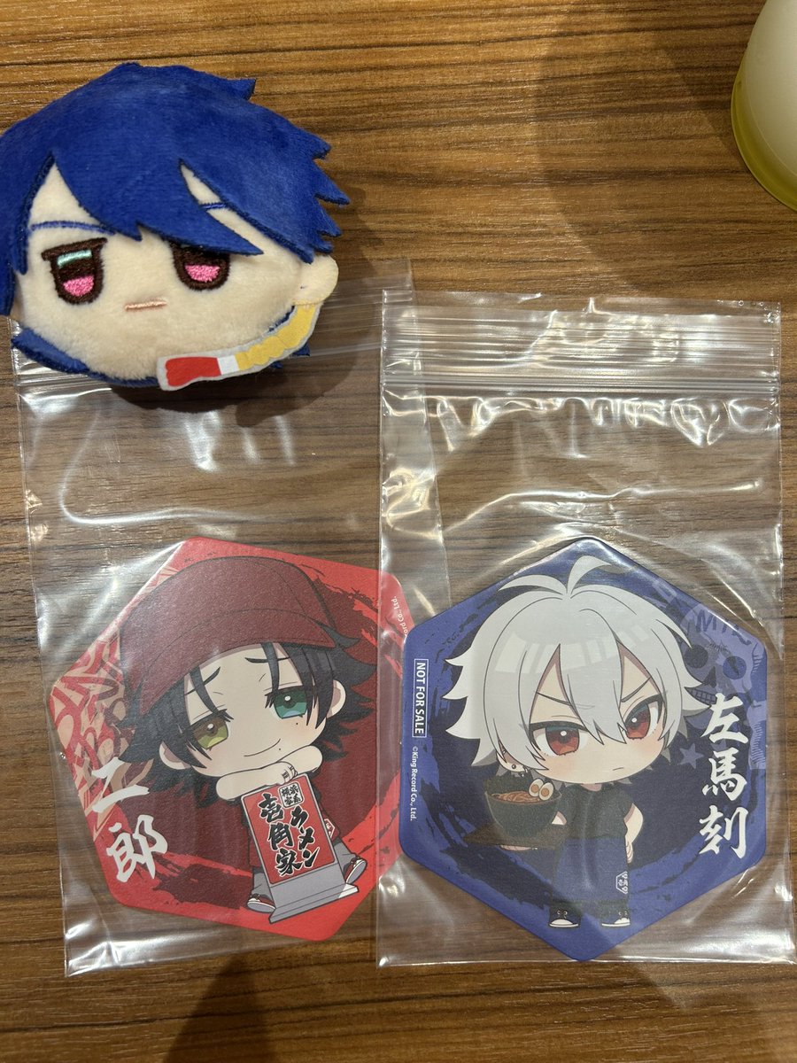 uz_rrks's tweet photo. 【交換】ヒプノシスマイク　ヒプマイ　壱角家　ラーメン　特典　コースター

譲:二郎　左馬刻
求:帝統 （決まり次第幻太郎）

本日池袋手渡し、別日都内手渡し
条件良い方優先
よろしくお願い致します。 https://t.co/f3BTwAde47