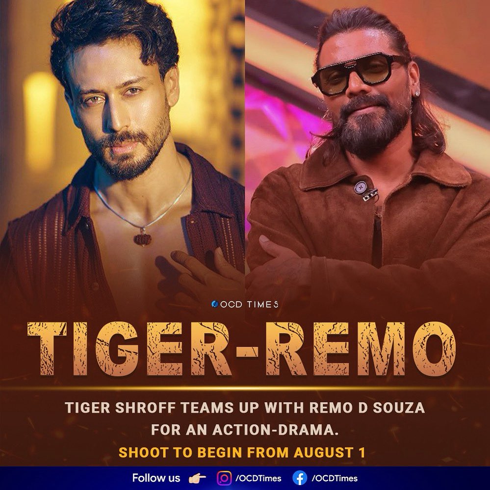 ocdtimes's tweet photo. Why not #AFlyingJatt2 ? 😜
.
#OCDTimes #TigerShroff #RemoDSouza https://t.co/f3wiiChvHO