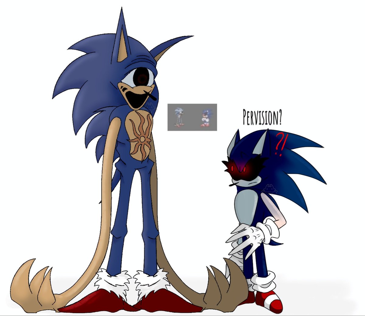 RMib0928800's tweet photo. I dont think it's Pervision-
#sonicEDITROM #soniceyx #nightmareuniverse #Exetior https://t.co/p7VPkdDIdI