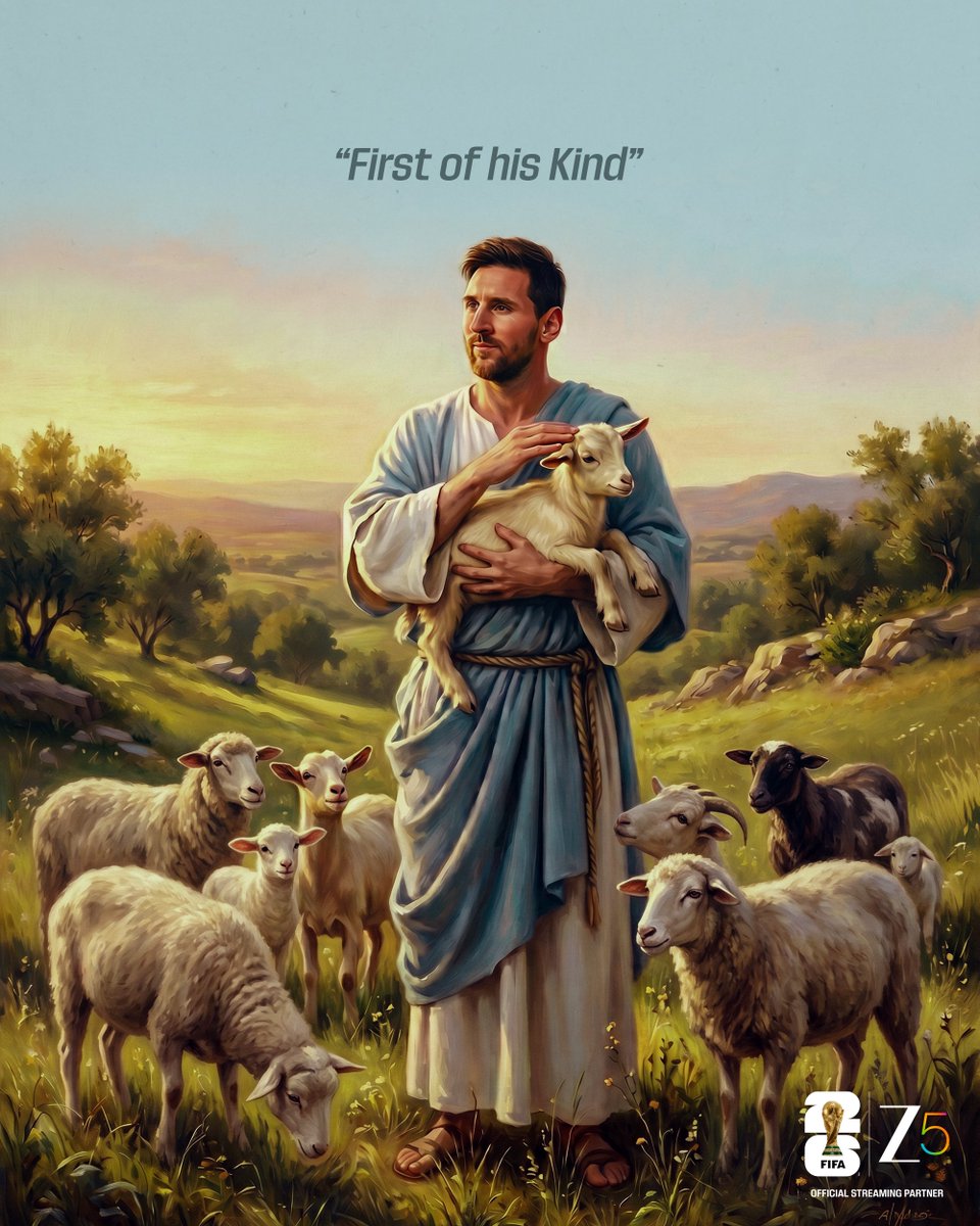 ZEECorporate's tweet photo. The MESSIah delivers once again!🐐

First footballer ever to reach the Round of 16 in six different Football World Cup editions.

Poora India Watchega every historic milestone, LIVE and exclusive on #Zee5.

#FootballWorldCup2026 #HomeOfSports #WatchTheAction https://t.co/jvp56KkeSO