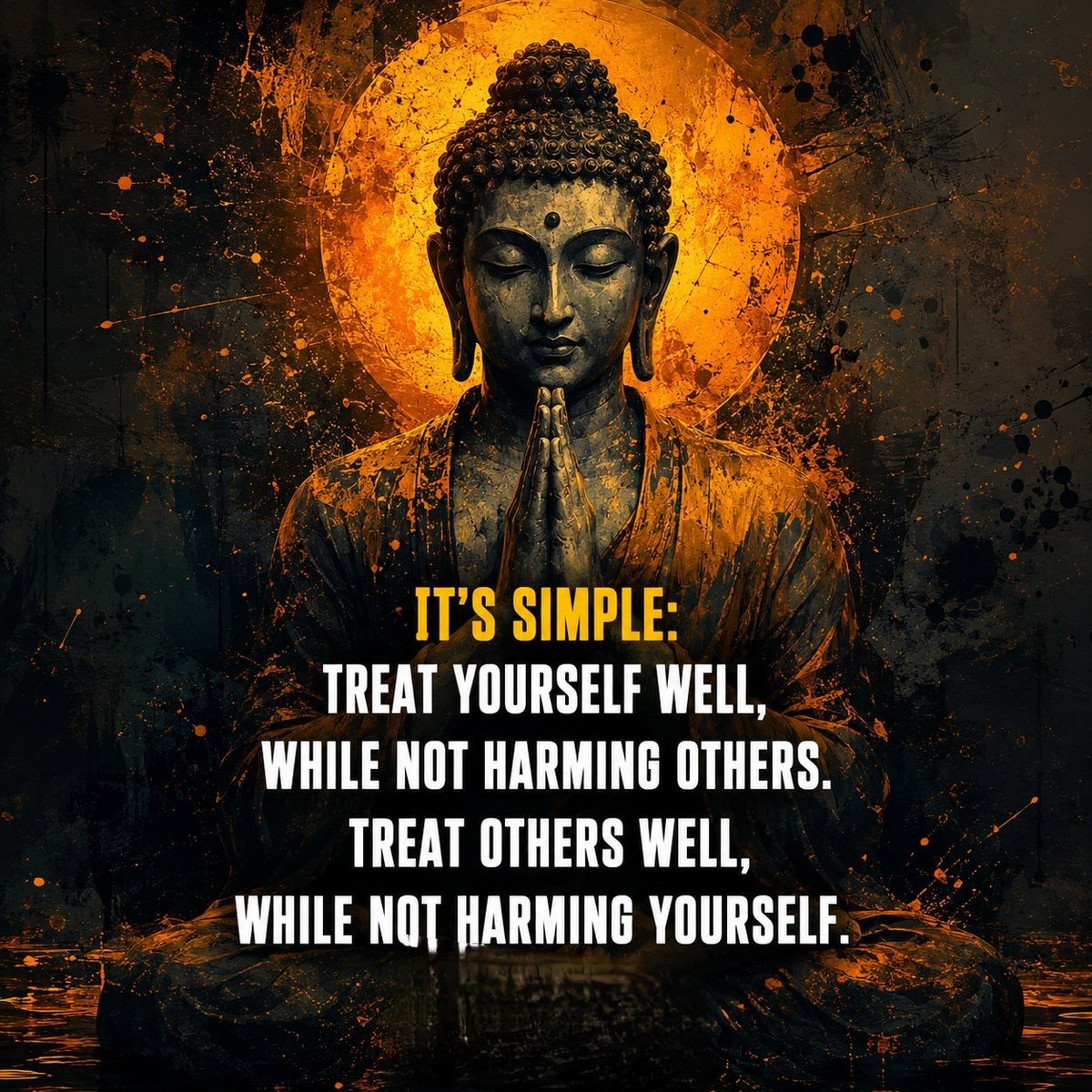 ItsDebaditya's tweet photo. Kindness without self-respect becomes sacrifice and
Self-respect without kindness becomes selfishness so 
Balance both 🤝 
.
.
.
.
.
.
.
#SelfImprovement 
#Mindset 
#LifeLessons 
#PersonalGrowth 
#PositiveVibes https://t.co/mcdy8UYg6d