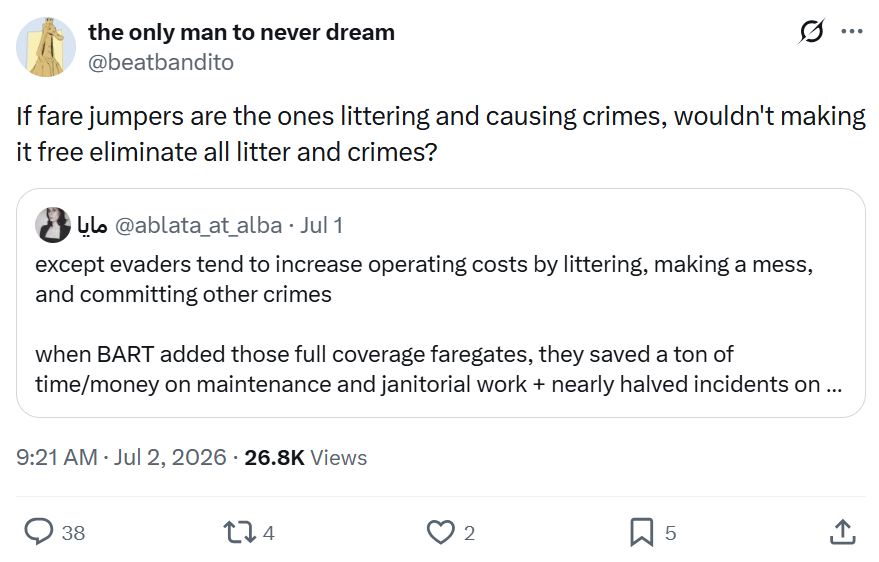 JeremiahDJohns's tweet photo. Thirty eight replies to two likes is an absolutely gorgeous ratio. The kind of posting that inspires a deep run in the Worst Tweets bracket. https://t.co/LHos6I5S6Q