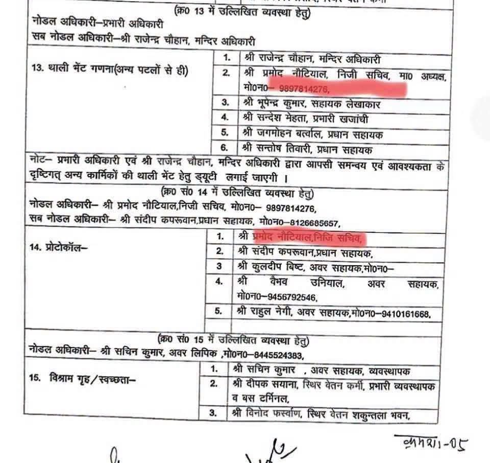 KshatriyaVoice0's tweet photo. बद्री-केदार मंदिर समिति में ऐसे नियम बनाए गए हैं कि कोई भी क्षत्रिय जाति का व्यक्ति या वैश्य समाज या अनुसूचित जाति का व्यक्ति उसका अध्यक्ष नहीं बन सकता। सिर्फ एक जाति के व्यक्ति का इस पर कब्ज़ा कहाँ तक जायज़ है?

अगर एक क्षत्रिय समाज का व्यक्ति बद्री-केदार मंदिर समिति का अध्यक्ष बनता, तो इसमें हो रही इस तरह की अनियमितताएँ नहीं रहतीं। क्षत्रिय हमेशा शासक वर्ग रहा है; वह किसी के दान के साथ ऐसी चोरी-लूट की घटनाएँ नहीं होने देता।

Note : पंडित प्रमोद नौटियाल जो बद्री केदार समिति के अध्यक्ष पंडित हेमंत द्विवेदी का निजी सचिव है कथित तौर पर बद्रीनाथ के दान के पैसे में हेरा फेरी करते हुए देखा गया है .