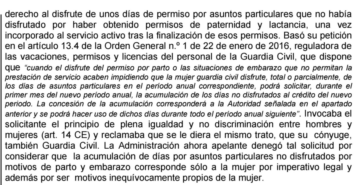 AUGC_Cordoba's tweet photo. ✔️ El TSJ #Andalucía da la razón a los servicios jurídicos de #AUGC #Córdoba en relación a que el padre, al igual que la madre, podrá acumular días pendientes permiso asuntos particulares al período anual posterior al disfrute del permiso paternidad/lactancia.
#YoSoyAUGC https://t.co/RUEekNq2Ii