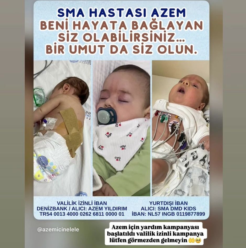 ckilic75's tweet photo. @smaazemyildirim 💙 SMA değil, Azem kazansın.
💙 Azem’e umut ol. 
💙Yaşam hakkı kutsaldır ⭐️  
💙Çaresi SİZ"SİNİZ 🙏

Ankara'da NATO Zirvesi 
New York Limanı'na
#TCGOruçreis #ABD 
2026 Dünya Kupası'nda #BizimÇocuklar   
#Günaydın 
#cumartesi 
Deniz Göktaş 
Ümit Özdağ https://t.co/Z8fDPoxhVD