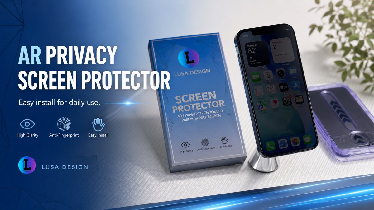 lusadesignfilm's tweet photo. Not just a screen protector.
Clear in front.
Private from the side.
Less glare in bright light.
More protection for daily use.
Upgrade your screen experience with LusaDesign.
#ScreenProtector #PrivacyScreenProtector #AntiGlare #PhoneAccessories https://t.co/DcEvyKEbl5