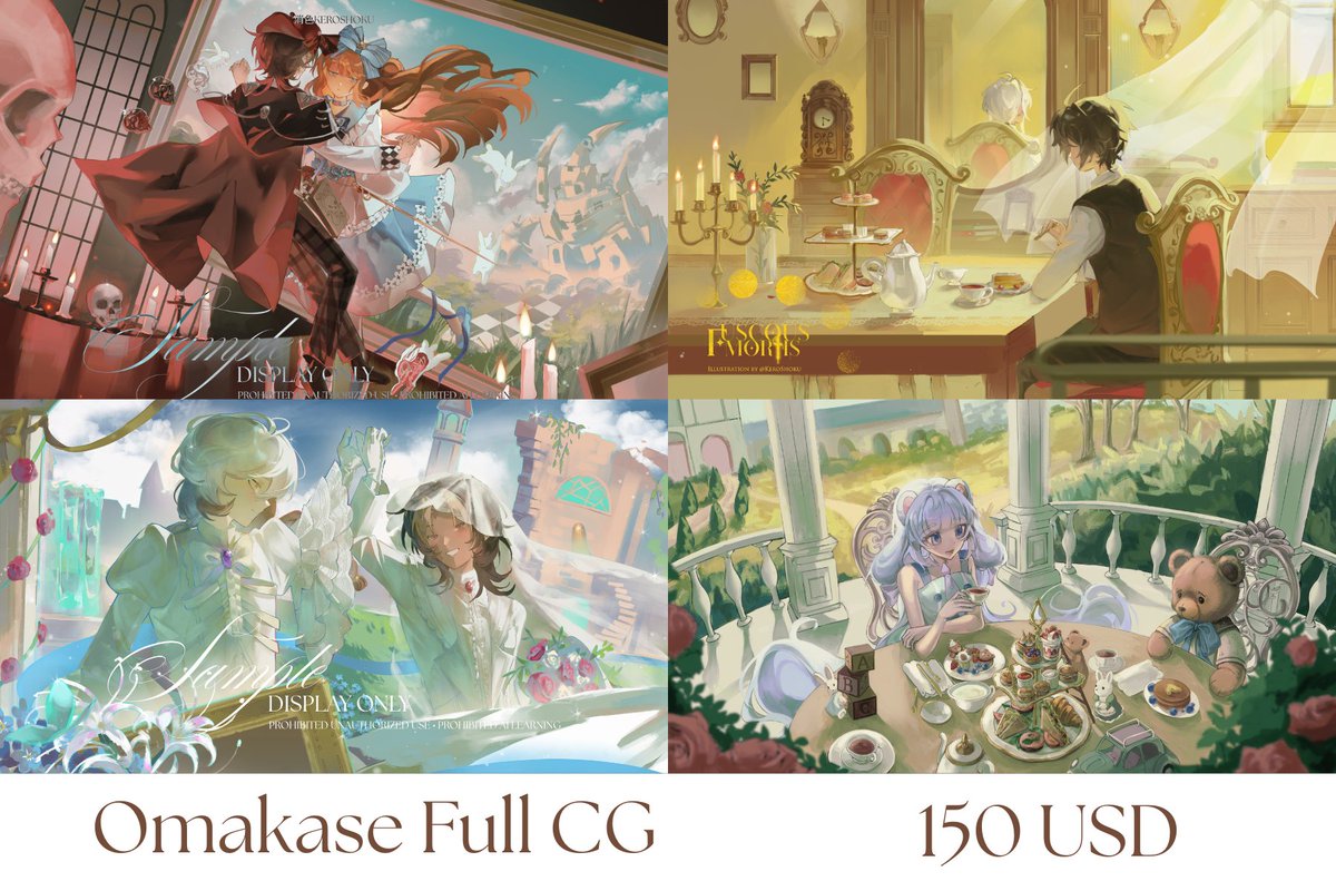 KeroShoku's tweet photo. A bit late of announcement but i'm now at #commissionsGG 

I have these menus available at the moment, you can find them both in my commissionsGG and vgen (.❛ ᴗ ❛.)🙏 https://t.co/3GPrFbGyr4