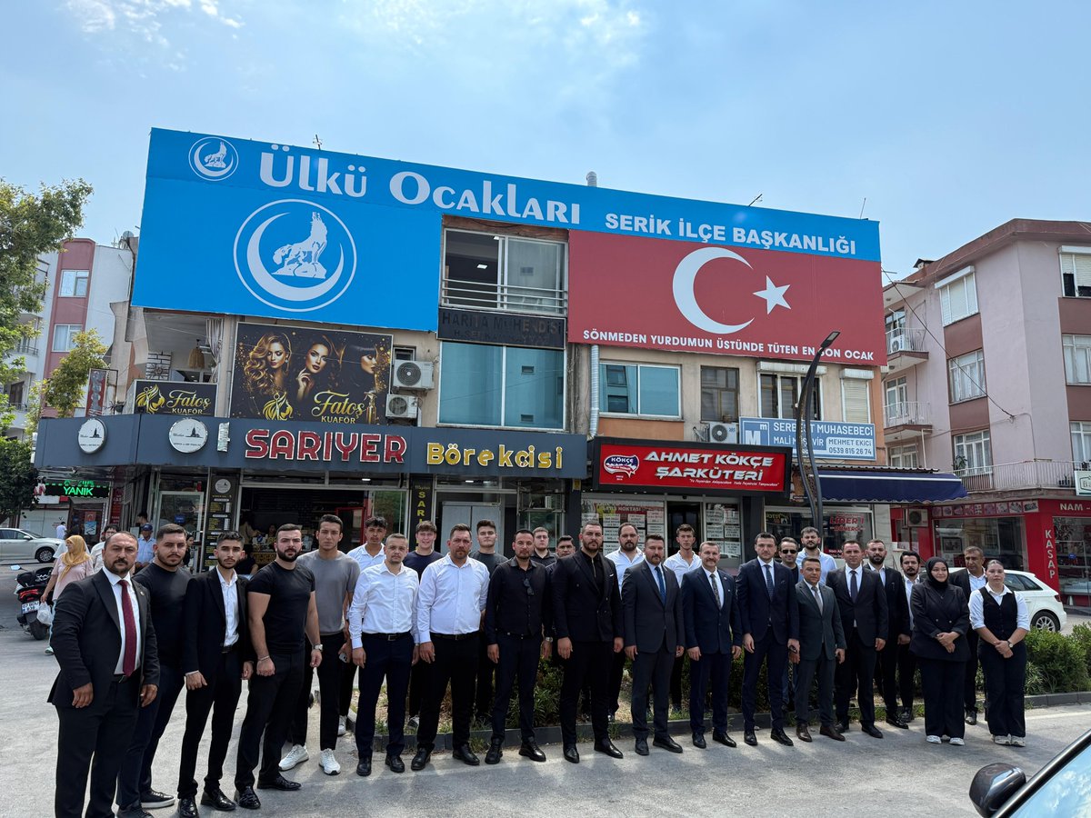 AntalyaOcak's tweet photo. Ülkü Ocakları Antalya İl Başkanlığı olarak, Ülkü Ocakları Serik İlçe Başkanlığımızı ziyaret ederek kıymetli teşkilat mensuplarımızla bir araya geldik.

Gerçekleştirdiğimiz ziyarette teşkilat çalışmalarımız üzerine istişarelerde bulunarak birlik ve beraberlik içerisinde yürüttüğümüz faaliyetleri değerlendirdik.

@ayyildirim1