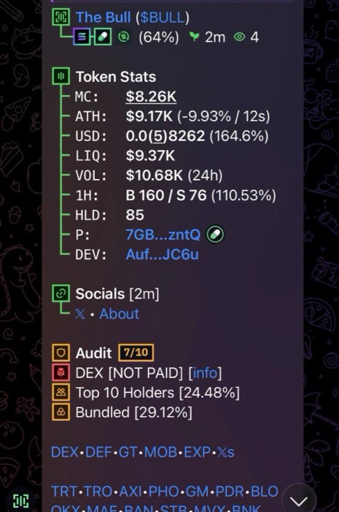 MEME_LAB7's tweet photo. $BULL

DVQdC2hLGtEK1iVTcytxDDeuUSuWQZjG7tJ2mckfpump

#solana https://t.co/0t5upZiN0j