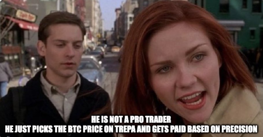trepa_io's tweet photo. You don’t need to be a pro trader to play Trepa.

Pick the BTC price.
Lock in your prediction.
Watch it resolve in 30 seconds.

The closer you are compared to others, the better your payout.

https://t.co/vF1SajSeBc https://t.co/kvlzuP4kLd