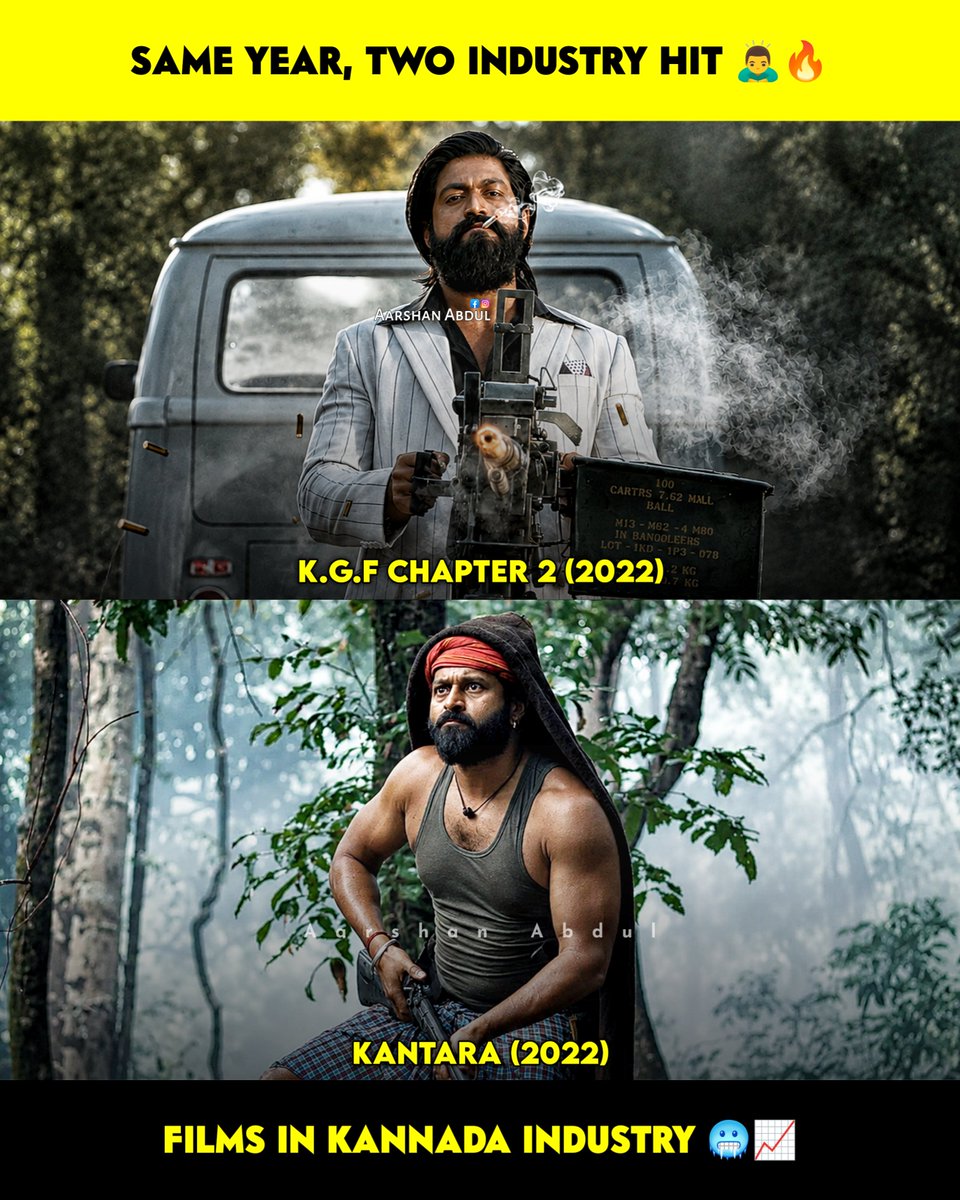 AarshanAbdul's tweet photo. Yash, and Rishab Shetty 🙇‍♂️🔥 https://t.co/wXX2Lp5hxD