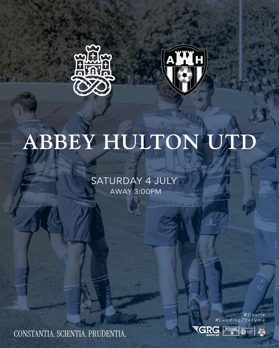 NewcastleTownFC's tweet photo. The day has come! ⚽️ 

Come and watch the lads Lead The Lyme for the first time this season!

🕒️ 3:00PM KO
📍  Drayton Beaumont Park, Birches Head Rd ST2 8DD
🎟️ Adults £8
🎟️ Concessions £5
🎟️ Under 16s FREE

🔵⚪️🏰

#Castle #LeadingTheLyme #Preseason #NewcastleTown https://t.co/7yNd4jcVGY