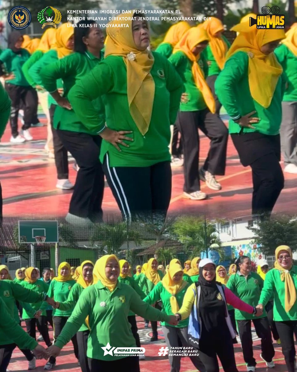 lpkajogja's tweet photo. Semangat kebersamaan mewarnai Pertemuan Rutin Paguyuban Ibu-Ibu Pemasyarakatan (PIPAS) Daerah Istimewa Yogyakarta di LPKA Kelas II Yogyakarta dengan tema "Perempuan Sehat, Keluarga Kuat, Organisasi Hebat."

#PIPASDIY #LPKAYogyakarta #Pemasyarakatan #DitjenPAS #PerempuanSehat https://t.co/hHgsTsFAq5