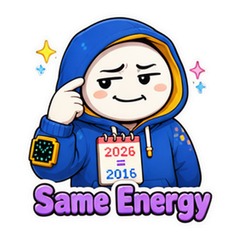 Kakameme_com's tweet photo. 2026 New 2016 Meme was generated from this sticker idea: Create a fan-made cartoon parody sticker pack inspired by the Know Your Meme entry for the phrase 2026 is the…

Free to download on KakaMeme.

#KakaMeme #AIStickers #MemeStickers #FreeStickers https://t.co/yiXPsajTUw