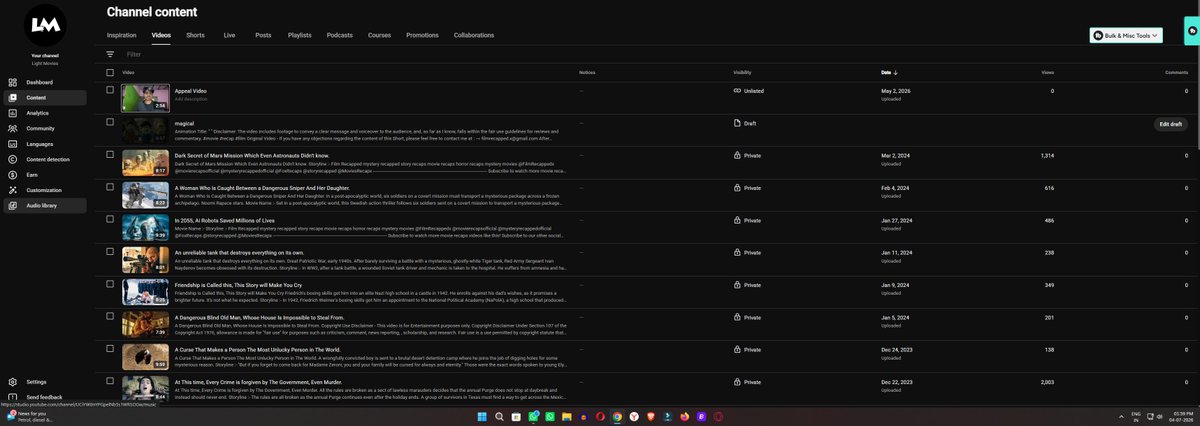 NeerajThakurX's tweet photo. Hello @TeamYouTube, I need some important help from you. It has been exactly 83 days since my channel was demonetized due to 'Inauthentic Content'.

"I had created and submitted an appeal video against this decision to explain my content workflow. However, that appeal video still has exactly 0 views today. I feel that due to some technical error or glitch, my appeal video hasn't reached the review team yet."

"I create video edits on my channel. I do not use any kind of AI tools for this. I edit every single video manually, sitting for hours, putting in a lot of hard work and time to add my own creativity. I use Premiere Pro to carefully analyze various clips and build the best possible storyline. After that, I use After Effects for color grading, adding sound effects, and background music. It takes me hours just to create and manually animate 3D text throughout the entire video, which I use to explain every situation to the audience. Since my genuine editing effort goes behind these videos, waiting for a long 90 days without even a single review is becoming very difficult for me."

"If the YouTube team needs any information regarding my channel or my editing workflow, please feel free to ask me. I am completely ready to answer all your questions and provide any kind of proof."

"I request @TeamYouTube to please help me get my appeal video to the review team so that I can get a fair chance.

Thank you so much."

Case ID: 1-3492000041315  
Channel Name: Light Movies  
Channel URL: https://t.co/kyibF2tExh 

Thank you for your time and consideration.

@YouTube 
@nealmohan 
@YouTubeCreators 
@UpdatesFromYT
@reneritchie

__________________

@mindlessfineass
@AnimeVersus_X
@Deepak001516 
@DeepuRajputX 
@stevenyjsong
@MovieTalkNOW1
@AydinPaladin
@HakariAltAcc
@EternalMystYT
@mortifyanims
@punit_verma67
@Meowbananacat
@Aiden213213
@DeliresdeMax
@Earthfanboy
@fantasy_images
@TheBioloco
@real_Monumental
@ZzhuRafa
@DanAnimation1
@SLHanimation
@LoxtopiaAlicia

__________________

@FixYPP
@ThatUmbrella

@bear_ing
@Kneon
@thevivafrei
@verbalriotshow
@Nina7Infinity
@MovieTalkNOW1
@CricketNewsHD4
@soulmatereading
@XStrangeHistory
@natecurtiss_yt
@urban_studio_yt 
@NoBotForSupport 

__________________  #inauthenticcontent #youtube #youtubedemonetization #creatorsupport #youtubecreators #contentcreator #monetization #youtubepartner #fairreview #fixyoutube #youtubepolicy #supportcreators #demonetization