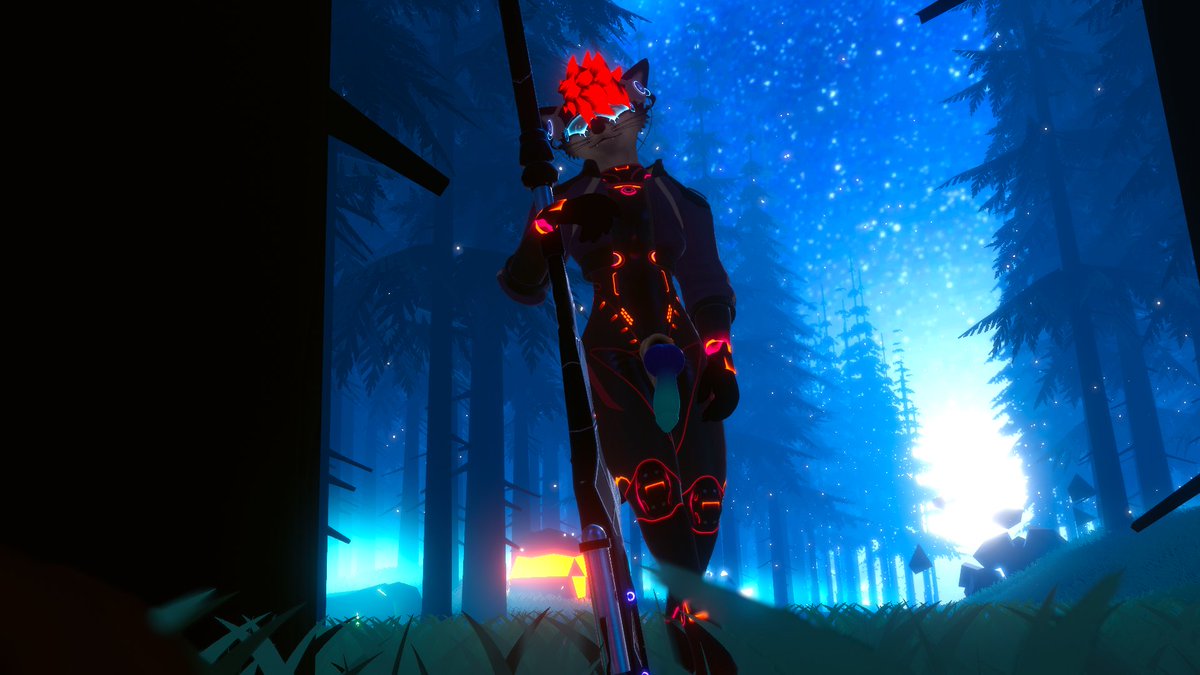 belivedlight's tweet photo. Guess the guard found your hiding spot in the woods. You're almost certain you could "overpower" him really easily, but is that something you wanna risk?~ https://t.co/RZcYU3J0Oo